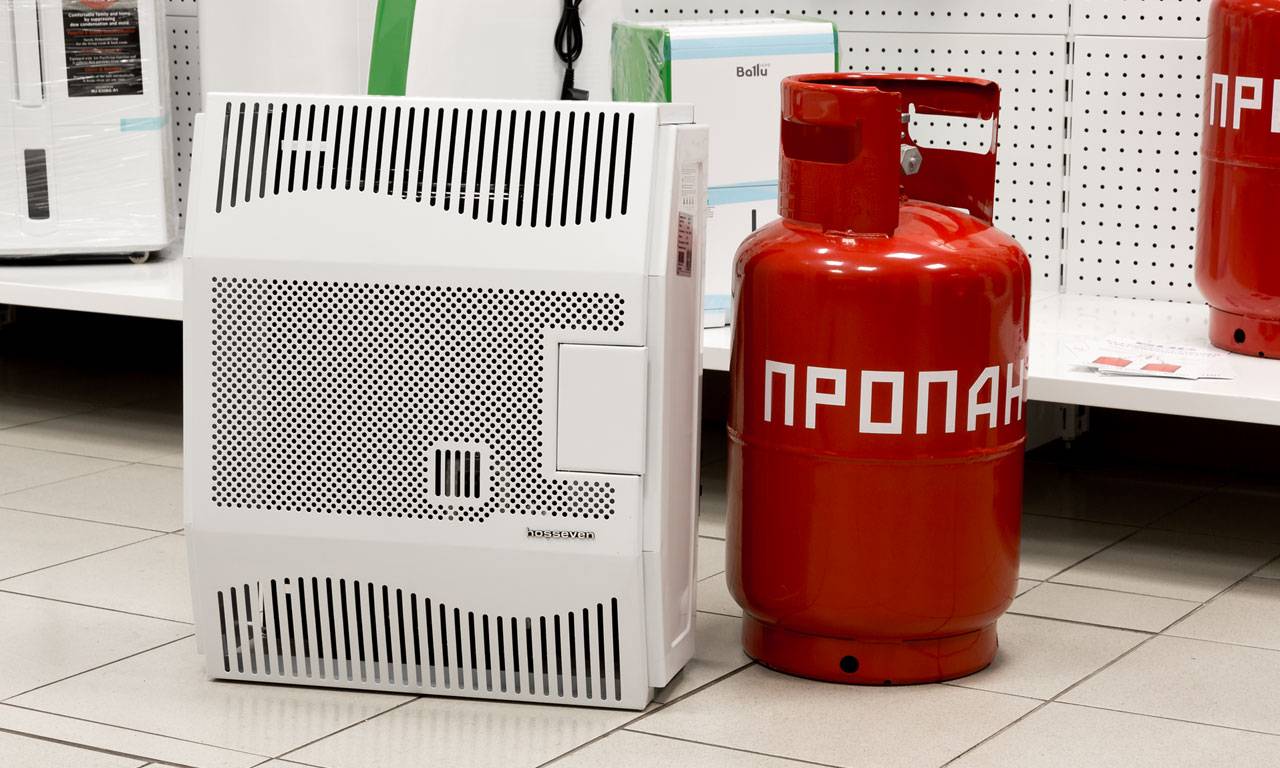Газовий конвектор пропан-бутан